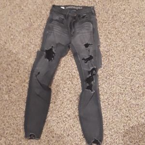AE Black Jeans Size 2R